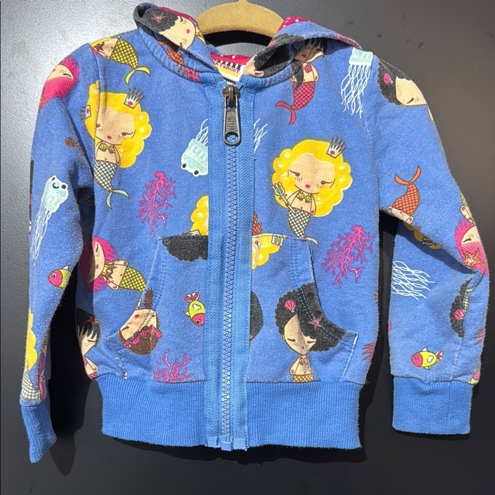 Girls size 12 mths | Mermaid hoodie